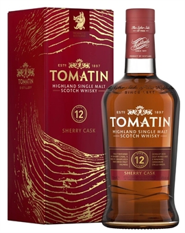 Tomatin 12 år Sherry Cask Single Highland Malt Whisky 70 cl 40%